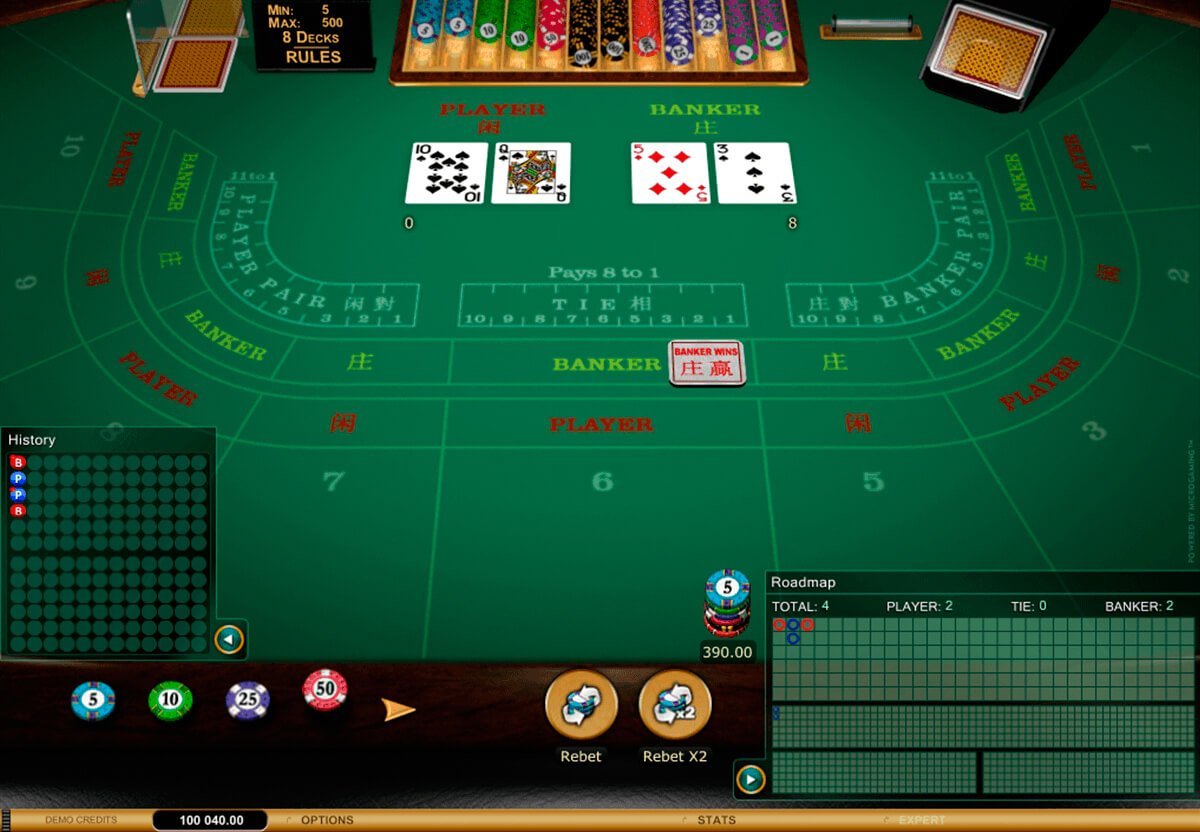online bacarrat at gambling city