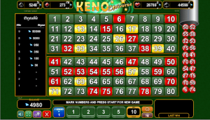 online keno at gambling city