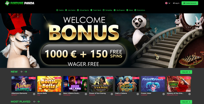 Fortune Panda Online Casino Review